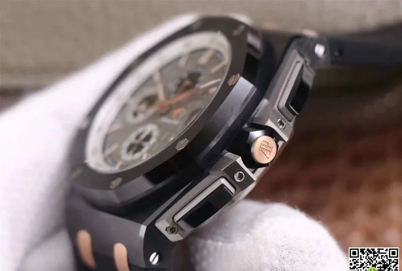 Audemars Piguet Royal Oak Offshore 26415CE.OO.A002CA.01 JF Factory 1:1 Best Edition Replica Watch Black Strap